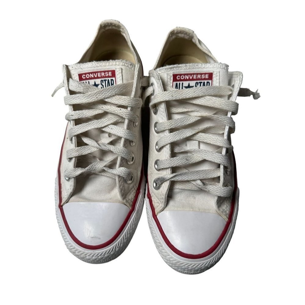 Converse, All Star white unisex tennis shoes